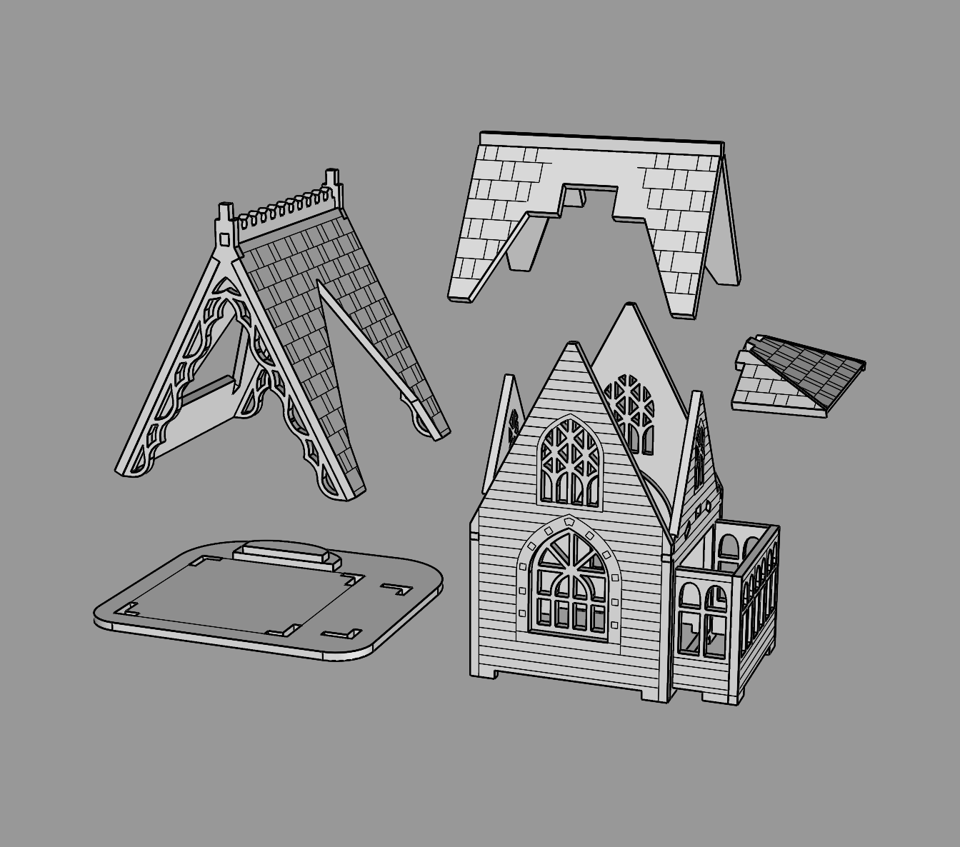 Custom Birdhouse Laser Cut Files
