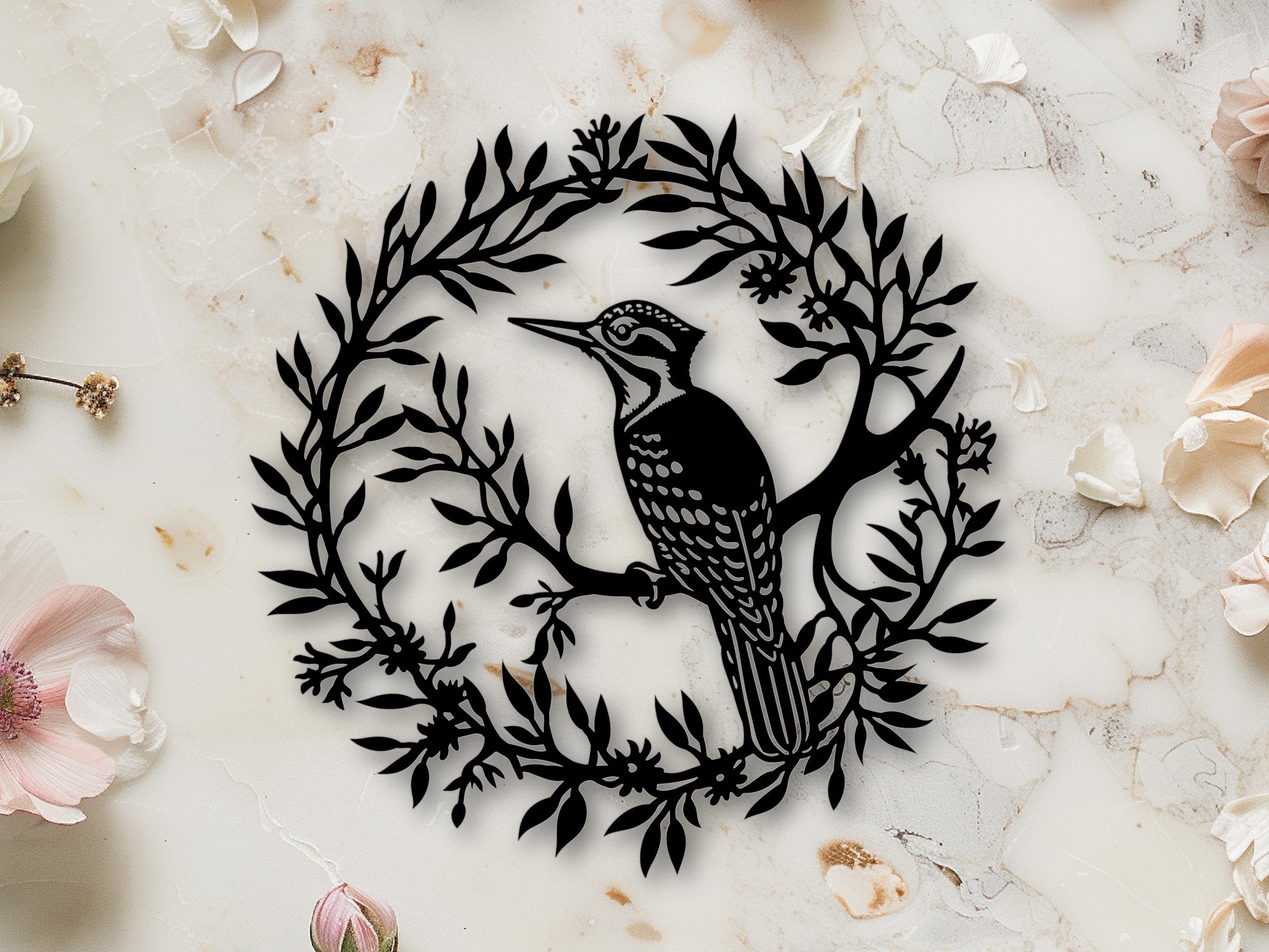 Woodpecker Wreath