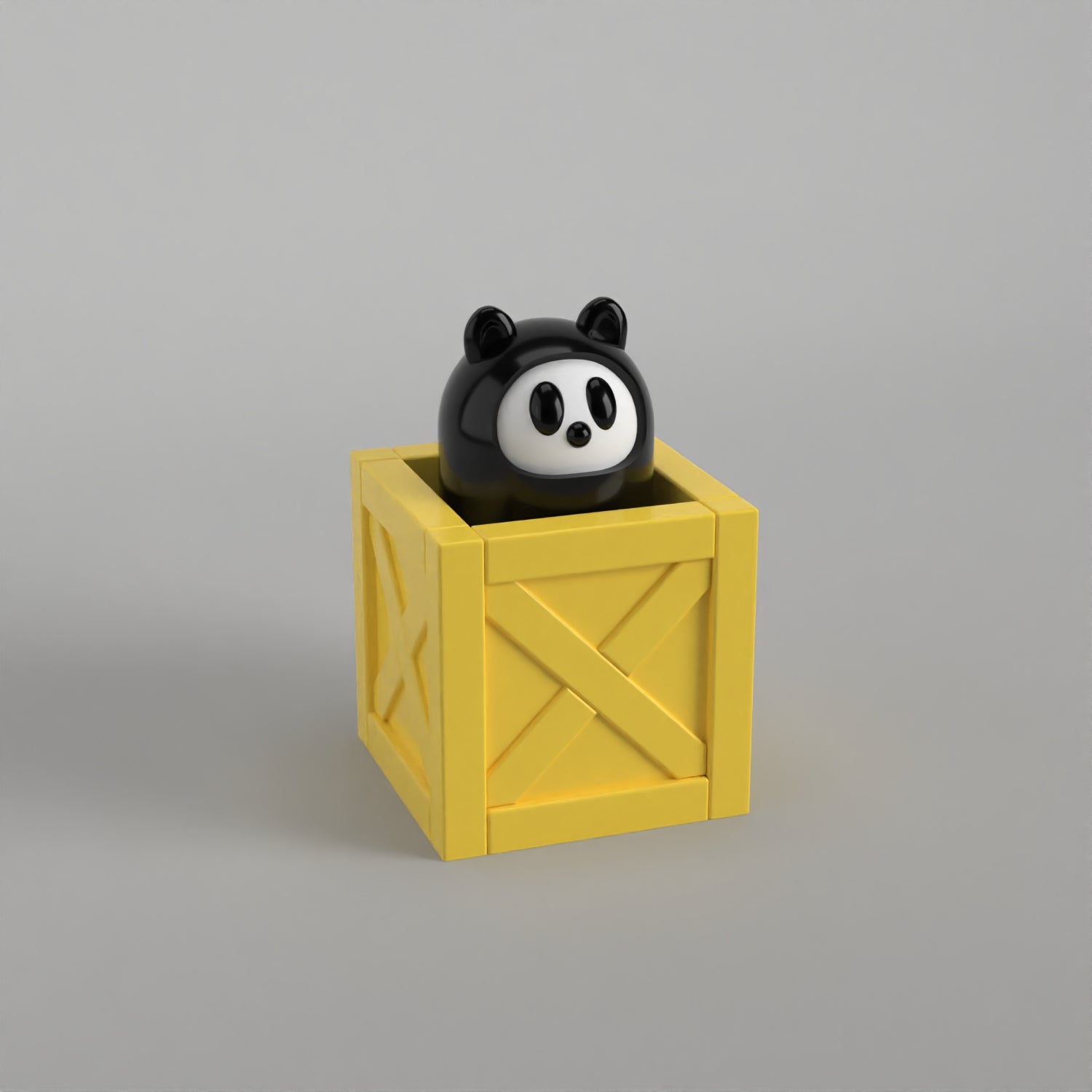 Clicky Character in Crate