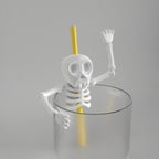 Skeleton Straw Holder