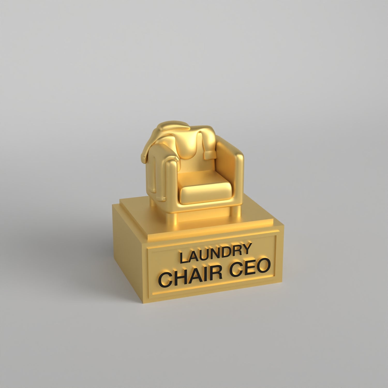 Laundry Chair Trophy