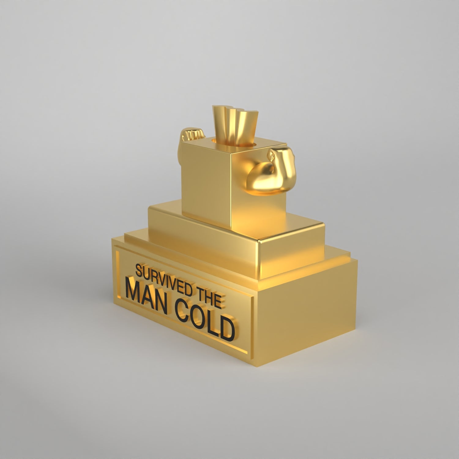 Man Cold Trophy