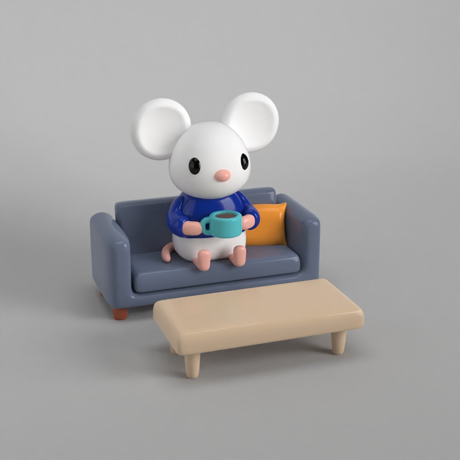 Mouse on Couch