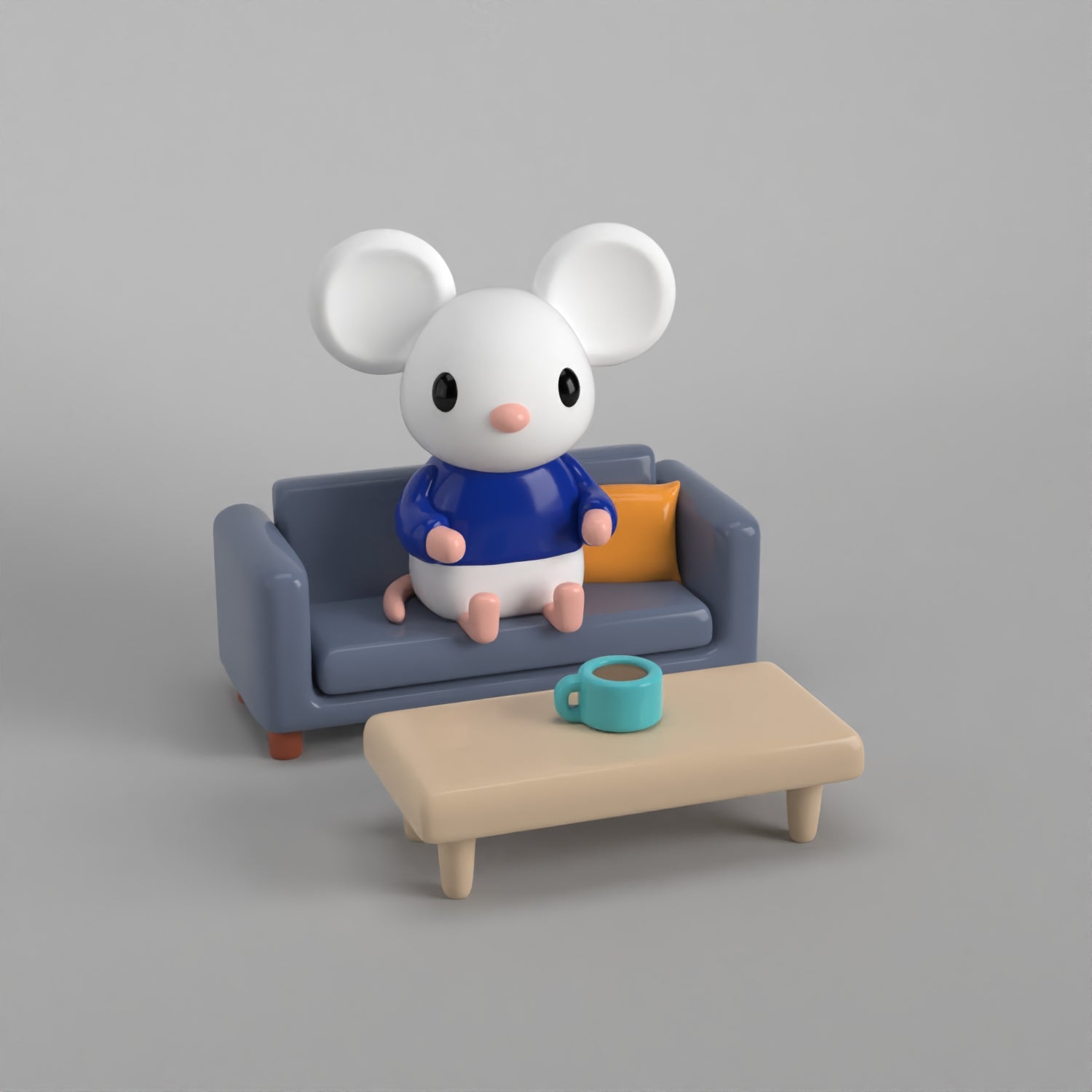 Mouse on Couch