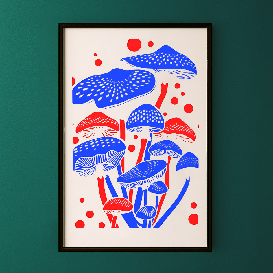Mushroom Poster Art