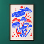 Mushroom Poster Art